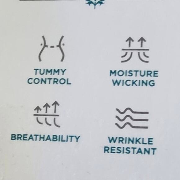 Lady Hagen Navy White Stripe Tummy Control Golf Skirt Skort Women NWT Sz XXL 2XL - Picture 7 of 7